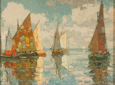 Erich Mercker, 1891-1973, Sailing Ships