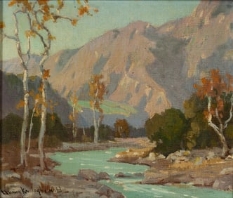 Marion Kavanagh Wachtel, American 1870-1954, Eaton Canyon, Late Afternoon