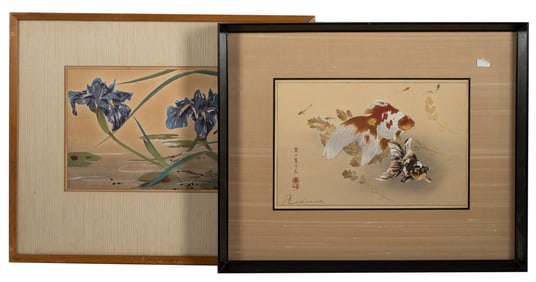 Tsuchiya Rakusan, Japanese 1896-1976, Two Works