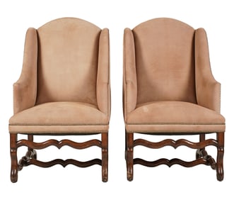 A Pair of Formations / Los Angeles Baroque-Style Armchairs