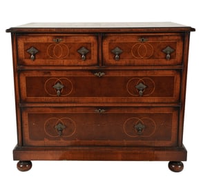 A William and Mary-Style InlaidChest of Drawers