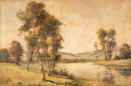 E. H. Allerton, Landscape with Trees and Water