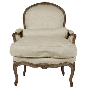 An Antique Louis XV-Style Bergere
