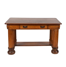 An Oak Writing Table