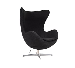 An Arne Jacobsen-Style Egg Chair