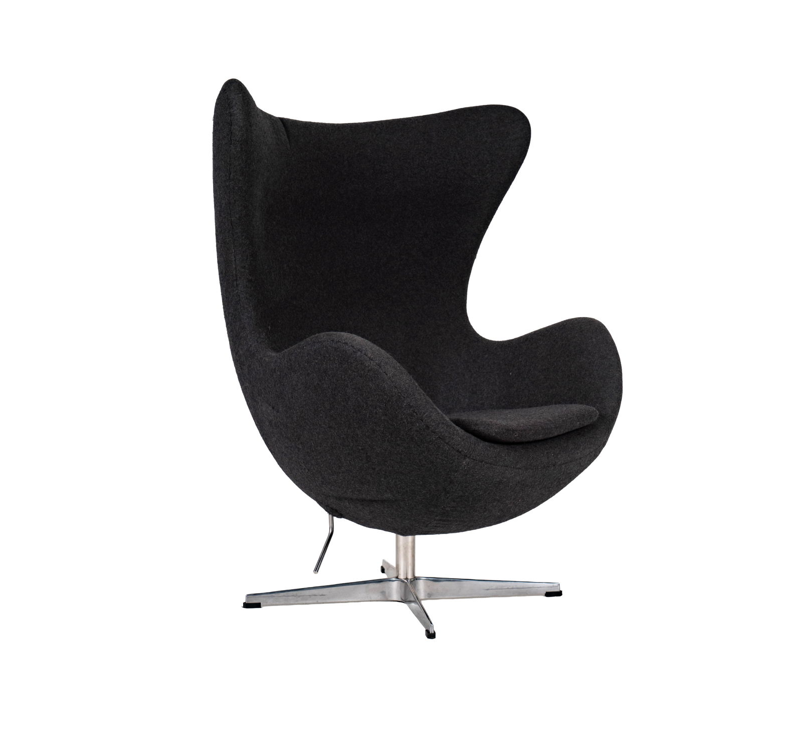 An Arne Jacobsen-Style Egg Chair: unmarked 41 3/4 x 34 1/2 x 30 in. (106 x 87.6 x 76.2 cm.) Seat height: 16 in. (40.6 cm.)