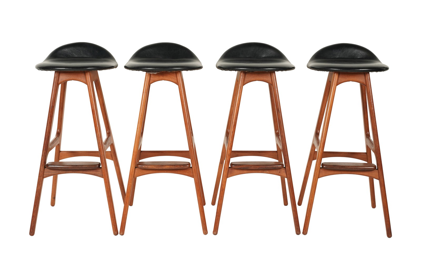 A Set of Four Erik Buch Model 61 Barstools (1 of 8)