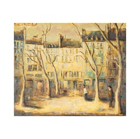 Benton Francis Scott, 1907-1983, Paris Street Scene