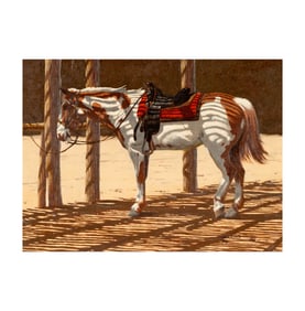 Lee Herring, B. 1940, Hitched Horse