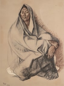 Francisco Zuniga, Mexican 1912-1998, Seated Woman