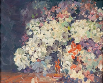 A Still Life of Flowers Painting