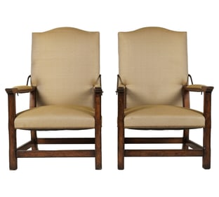 A Pair of Formations Ratchet Armchairs
