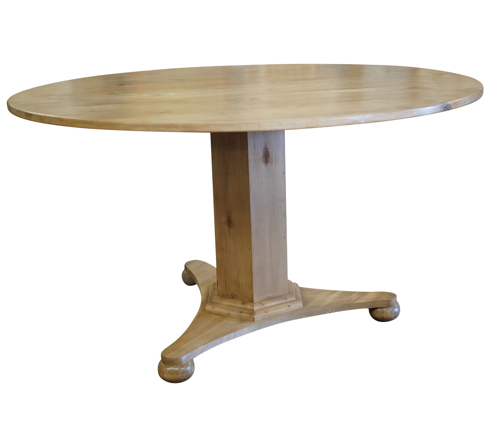 A Regency-style Oak Pedestal Breakfast Table (1 of 9)