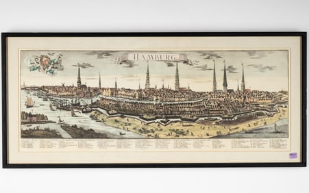 Georg Balthasar Probst (1732 - 1801): Map of Hamburg