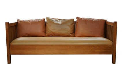 A Stickley American Oak Sofa