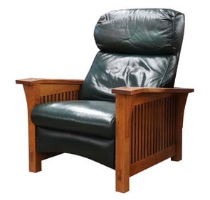 A Stickley American Oak Morris Chair