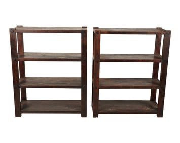 A Pair of Craftsman Style Bookshelves