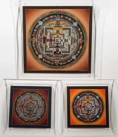 Lama Tsonamgel, Three Works (Kalachakra Mandala)