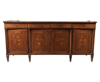 French Marquetry Inlaid Buffet