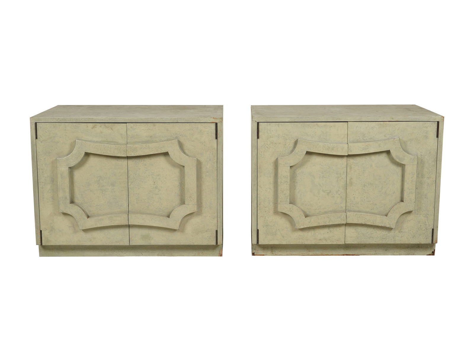 A Pair of Grosfeld House Cabinets: each with interior pull-out drawers 23 1/2 x 30 x 21 in. (59.7 x 76.2 x 53.3 cm.)