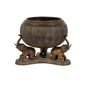 An Indian Bronze Bowl