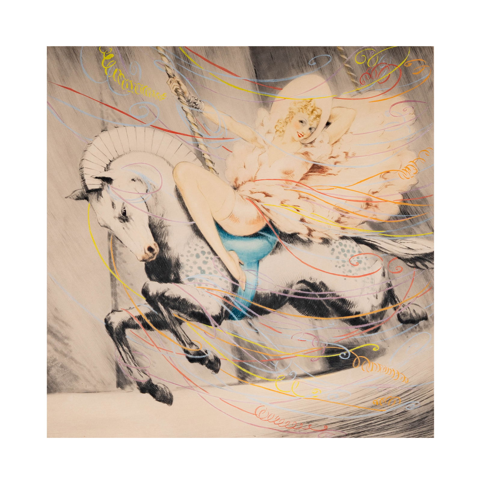 Louis Icart, French/American 1888-1950, Mardi Gras (1 of 8)