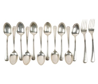13 Pieces of Buccellati Sterling Flatware