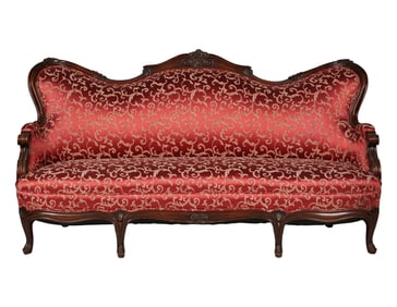 A Victorian Upholstered Canape