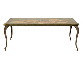 A Florentine Scagliola Coffee Table