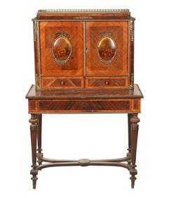 A Napoleon III Style Secretary Bookcase
