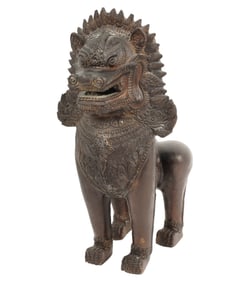 A South East Asian Bronze Qilin Figure