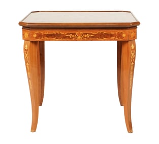 An Italian Marquetry Game Table