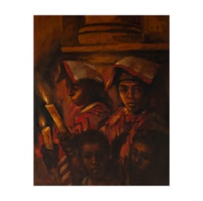 Charles Bragg, American 1931-2017, Peruvians