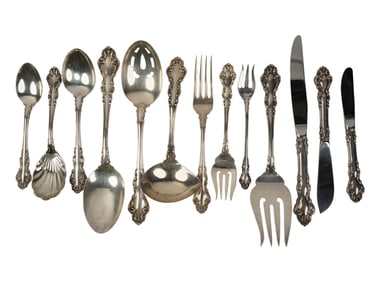 Reed and Barton Sterling Spanish Baroque Flatware Service