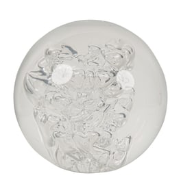 A Large Acrylic Bubble Sphere