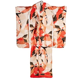 A Japanese Ceremonial Kimono