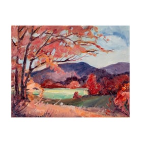 Mabel May Woodward, 1877-1945, Autumn Landscape