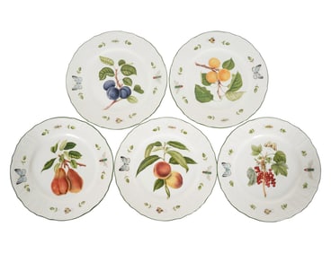 Five Anna Weatherley Designs Porcelain Plates