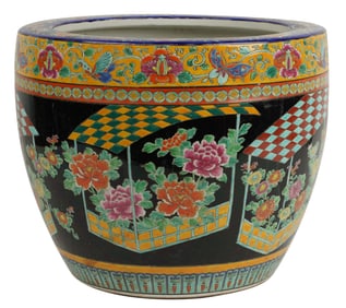 A Japanese Porcelain Planter