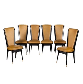 A Set of Six Mid-Century Dining Chairs