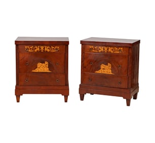 A Pair of Biedermeier-Style Chests