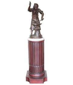 Adrien Etienne Gaudez, 1845-1902, Le Ferronier (The Blacksmith)