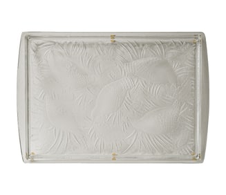A Lalique Glass Tray