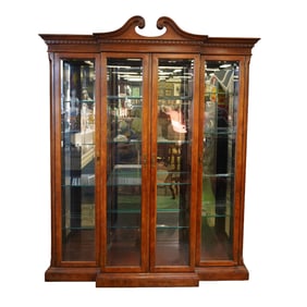 A Henredon Federal-Style Mahogany Display Cabinet