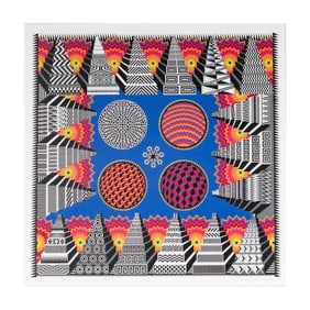 Pedro Friedeberg, B. 1936, Teotihuacanizacion de Mesopotamia