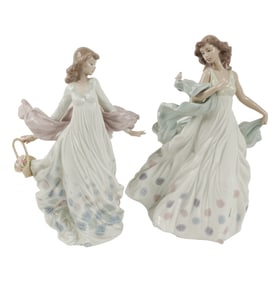 Two Lladro Porcelain Figures