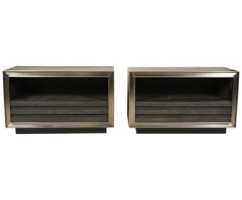 A Pair of Restoration Hardware Nightstands