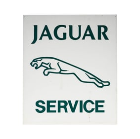 A Jaguar Service Sign