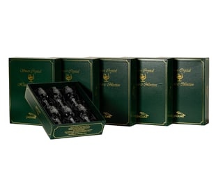 A Group of Jaguar / Swan Crystal Historic Collection Wine Glasses