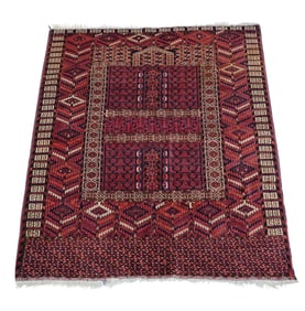 A Persian Prayer Rug 4'6" x 4'0"